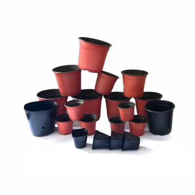 3% UV Resistant 120mm Top Dia 1L Plastic Plant Pots Thick Enough