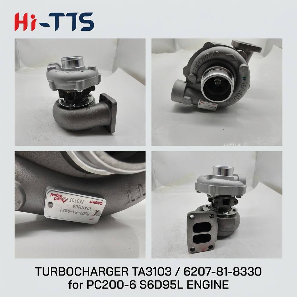 Engine Parts TA3103 Turbo 6207-81-9330 700836-0001 6207-81-8330 6207-81-8331 465636-0116 Turbocharger for Komatsu PC200-6 S6D95L  Construction Machinery Parts