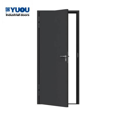NFPA 252 Residential Fire Rated Steel Door 50mm Leaf RAL Color With Smart Lock