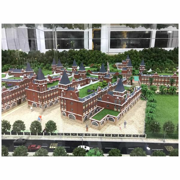 Foreign Language School Scale Model 1:150 Campus Model Classical Style