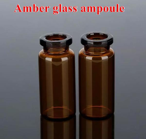 5ml 10ml 20ml Amber Clear Sterile Injection Brown Empty Pharmaceutical Injection Glass Vials with Butyl Rubber Stopper