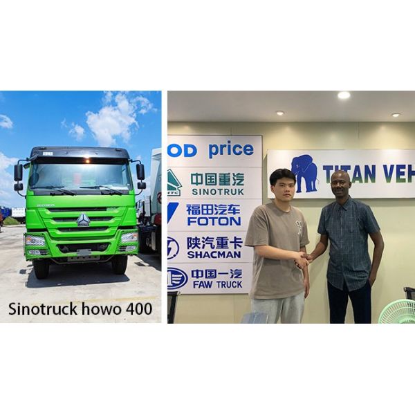 TITAN Howo 400 Sinotruk Howo 8x4 Dump Truck Price