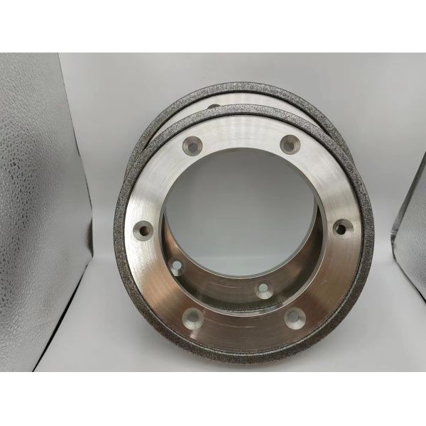 Electro Bonded CBN Grinding Wheel For Cast Iron 6 Holes Diamond Grinder Disc 254mm