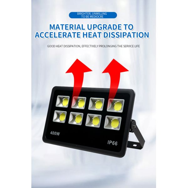 Waterproof AC LED Flood Light 200W Ip65 Ip66 Ip67 3000K 4000K 6000K