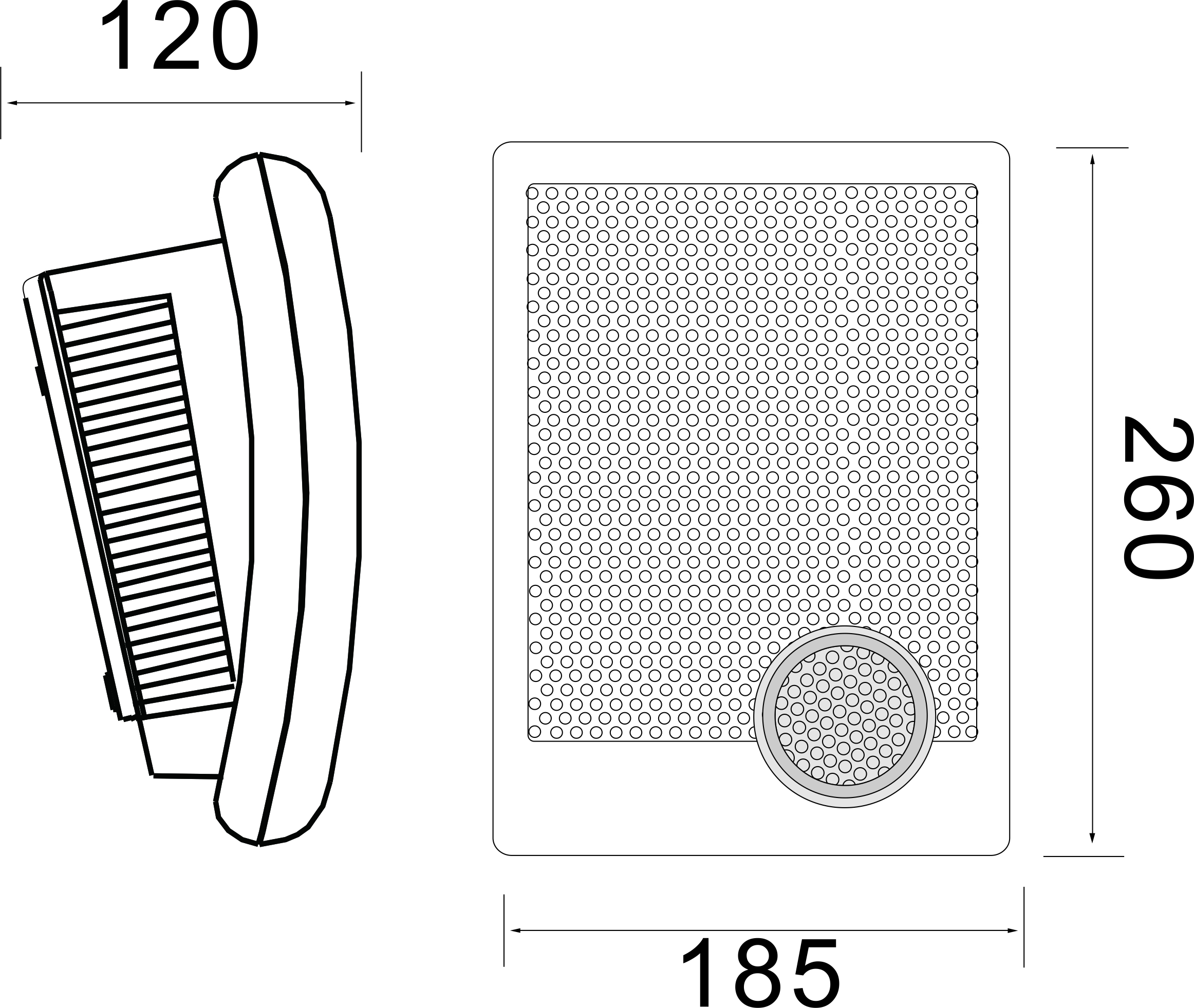 Two Way Wall Mount Speakers 1.5 Inch Indoor 10W PA Speaker Wall Mount