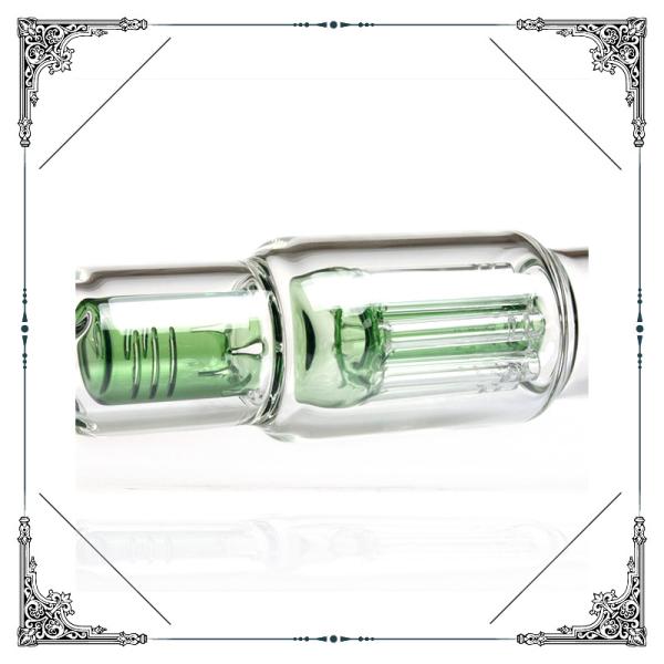Ice Catcher Beaker Bottom Borosilicate Glass Bongs 8 Arms Perc Splash Guard