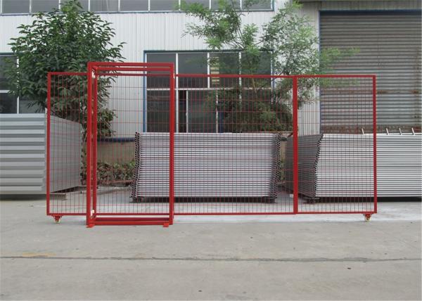 4’H/1220mm*8’W/2430mm canada standard temporary fence for crowd control powder  spacing 3x6 75mm x 100mm*9ga/3.6mm dia