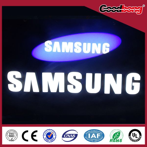 New design anti-UV plastic sign letter, LED advertising light letters