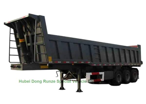 Heavy Duty Dumper Semi Trailer Truck for Sand - Mine Transport   3-Axles Rear Tipper Semi Trailer 45  - 60T
