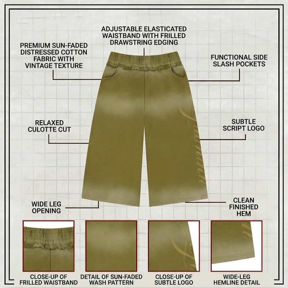 Custom 100%cotton Sun Fade Wash Vintage Distress Short Set for Men