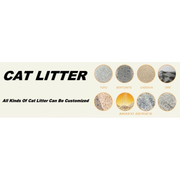 New Pet Products Customizable Dust-Free Odor Control Multi-Scented Tofu Cat Litter