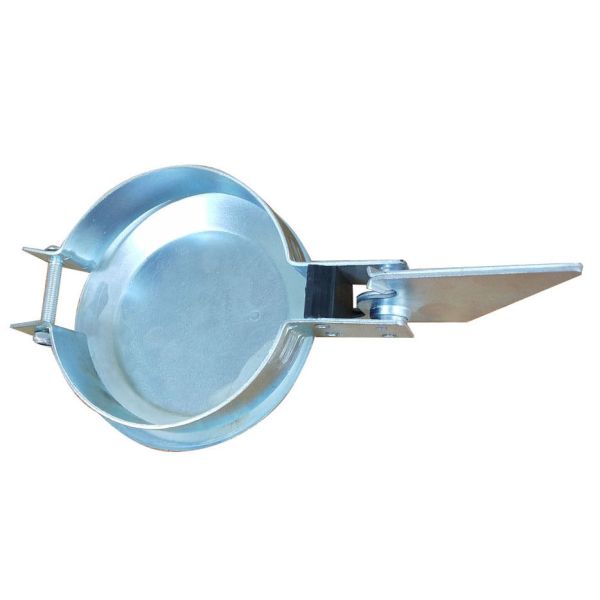 Verticale d'acier doux galvanisant le chapeau de pluie d'échappement de 2mm