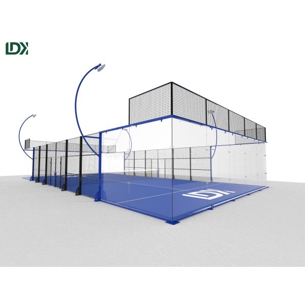 International Standard Panoramic Padel Court for Clubs and Resorts