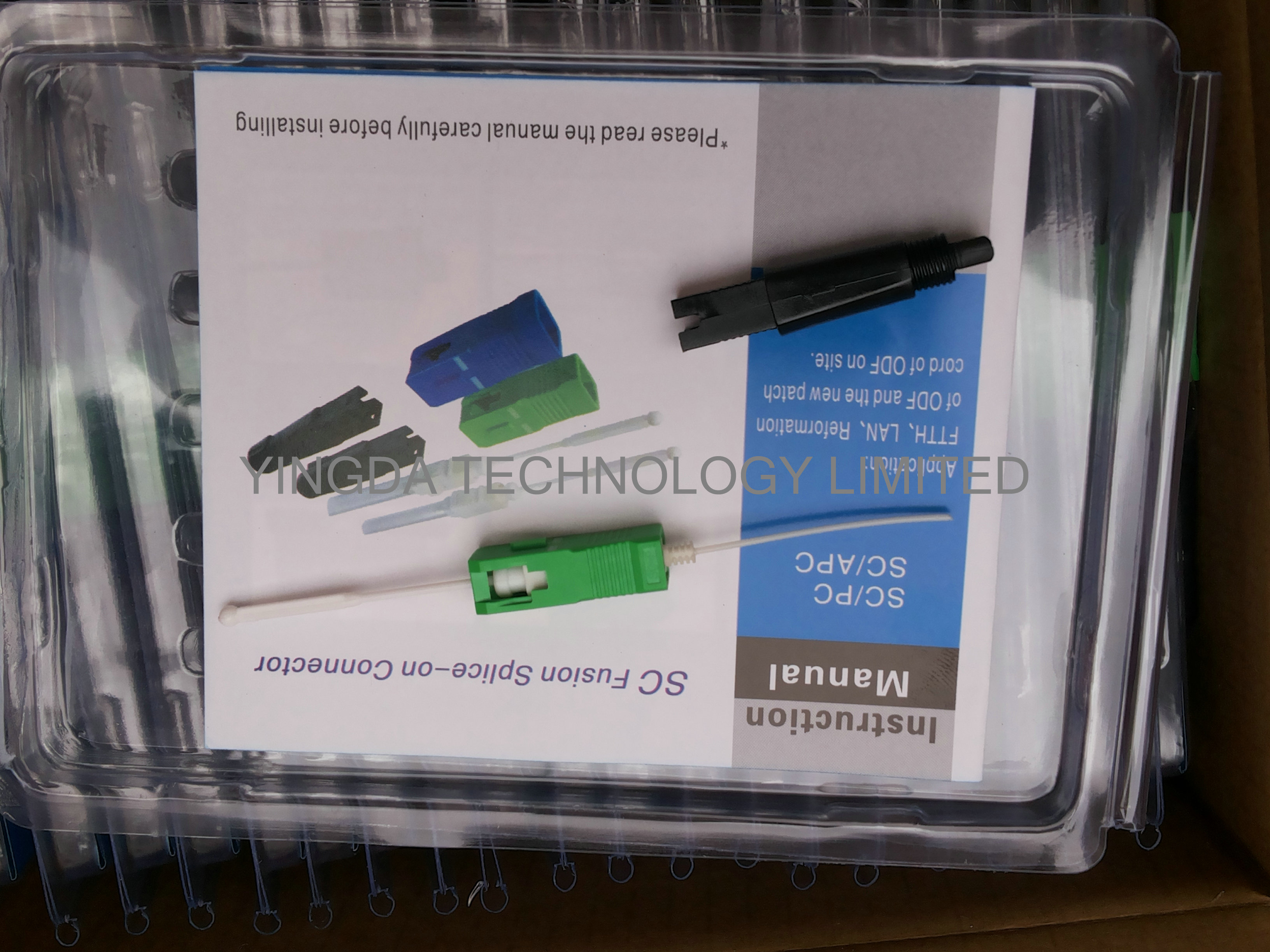 Поле SC FC FIC FTTH - installable разъем для машины Splicer сплавливания