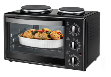 28L Stainless Steel Microwave Oven , 1500w Electric Cake Oven For Home