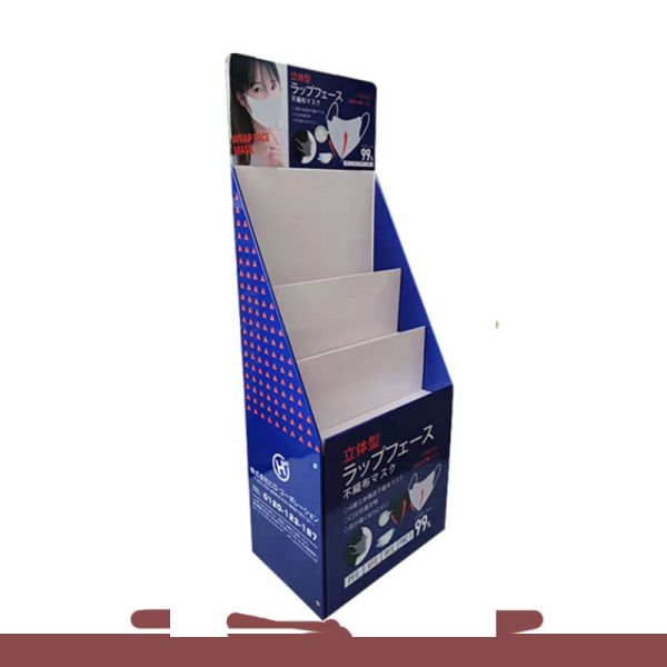 Counter Paper Display Box Commercial Sectional Display Furniture for Advertising