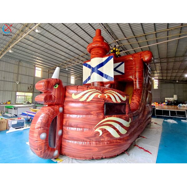 Pirate Ship Inflatable Bounce House Kids Themed Bouncy Castle for Parties & Events