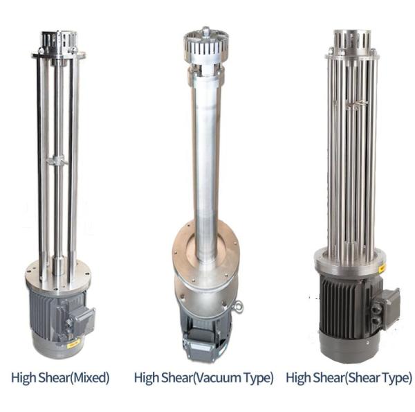 Stainless Steel Portable IBC Mixer Agitator Cosmetic High Shear Homogenizer Pneumatic Lifting
