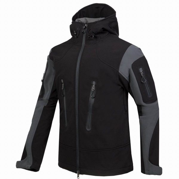 Outdoor autumn winter best mens mountaineering jacket windbreak softshell skiing coat