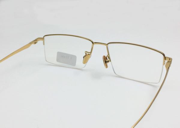 Semi rim Men's titanium optical frame Classic eyewear high quality