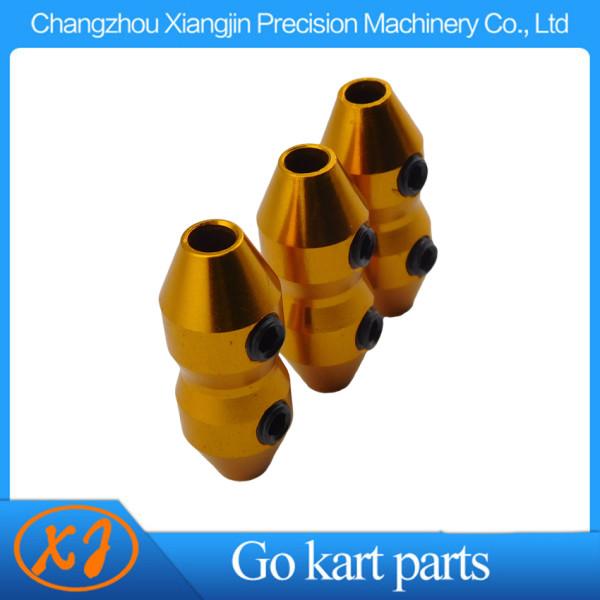 Adjustable Aluminium Anodised Go Kart Throttle Cable Clamp for Brake & Throttle OEM go kart spare parts