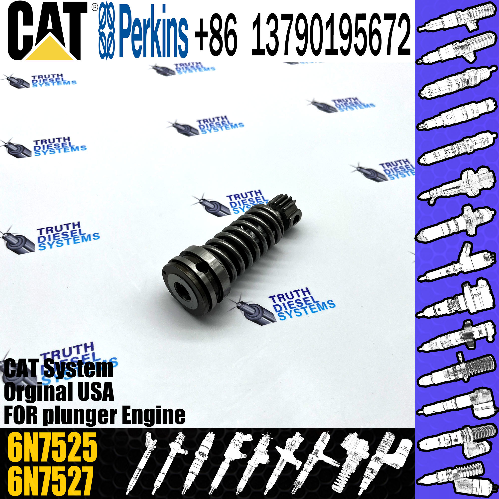 CAT экскаватор двигатель 3306 топливно-инжекционный насос 4P9830 7W6929 1W6541 1P6400 6N7525 6N7527 1086633