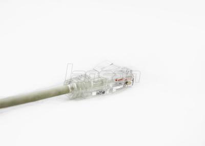 Cabo ethernet fácil da instalação Rj45 do cabo de remendo Calibre de diâmetro de fios UTP Cat5e da alta velocidade 26