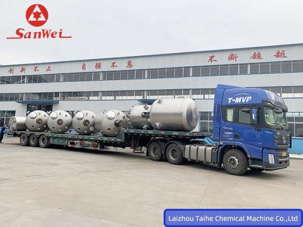 Steam Heating Reactor Jacketed Stirred Tank Vessel Mixer Chemical Reactor for Heating