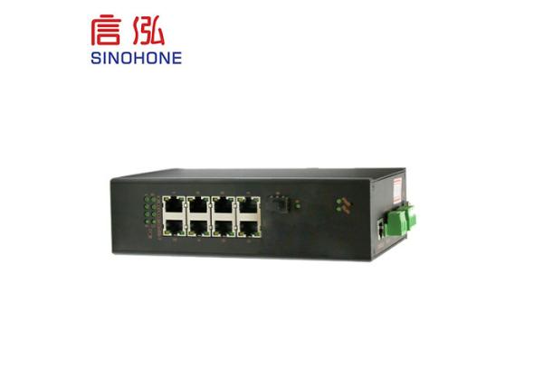 9 Ports Management 100/1000 Poe Gigabit Ethernet Fiber Optic Network Switch