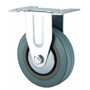 Swivel Grey rubber caster ,  2-5  light medium duty PVC Caster for furniture, Moving castor
