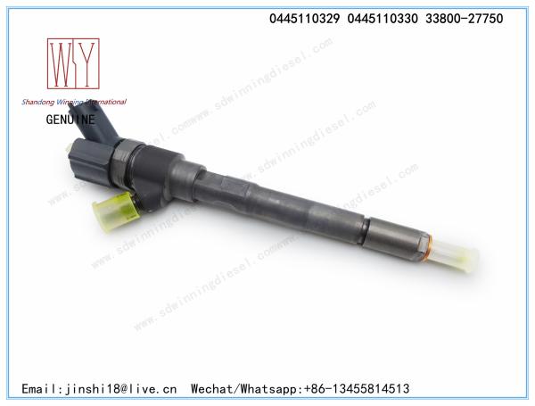 BOSCH GENUINE AND BRAND NEW DIESEL FUEL INJECTOR 0445110329 0445110330 33800-27750 FOR HYUNDAI SANTA FE D-ENGINE,VGT 2.2