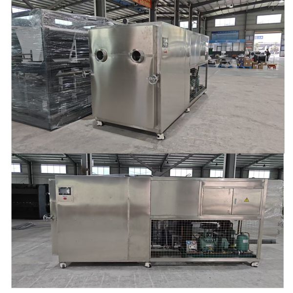 200Kg Food Vacuum Freeze Dryer Featuring Customized Voltage and Refrigeration System Ideal for Food Processing