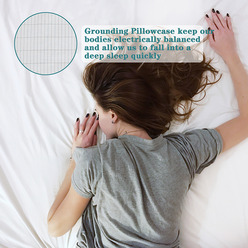15ft Soft 140D Conductive Grounding Wire Earthing Mat Better Sleep Static Removal Queen Organic Cotton Silver Fiber Bamboo