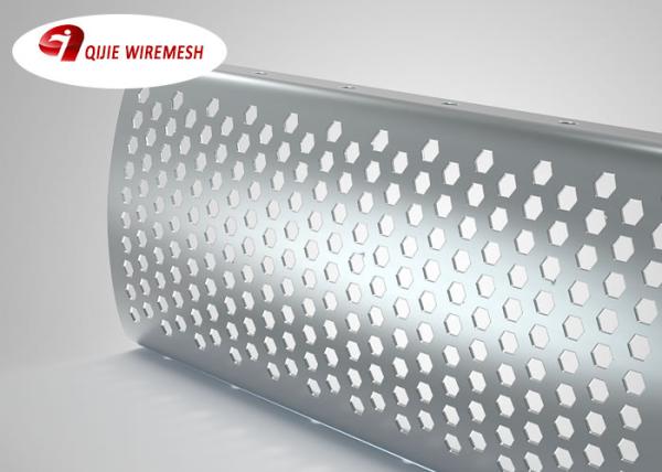 A beleza que a forma redonda do furo perfurou a malha do metal galvanizou o diâmetro de 5-10mm
