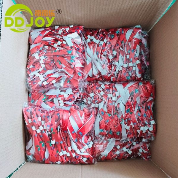 Embroidered Textile Cloth Wristbands Ideal for Events Festivals Parks Parties and Clubs