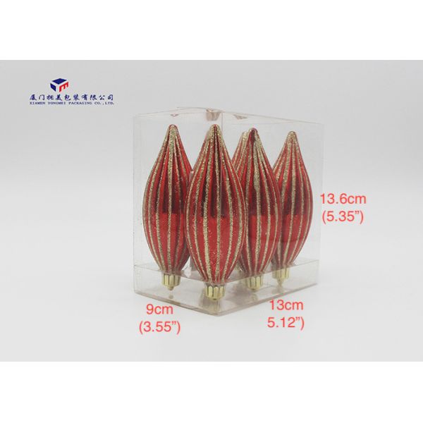 Rigid PET Christmas  Gift Plastic Box Clear Plastic Boxes Packaging Craftwork