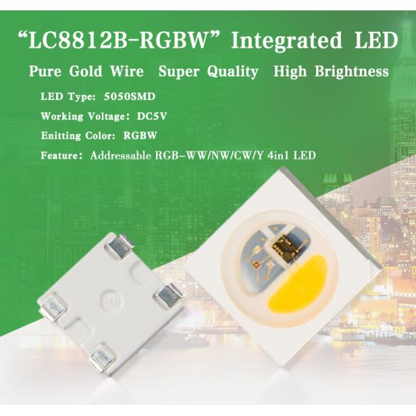 High Quality SK6812 RGBW 4 Channel Addressable Color SK6812 Digital LED Chip