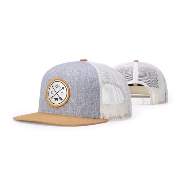 Unisex Trendy 19.7 Inch Embroidered Logo Cap High Crown