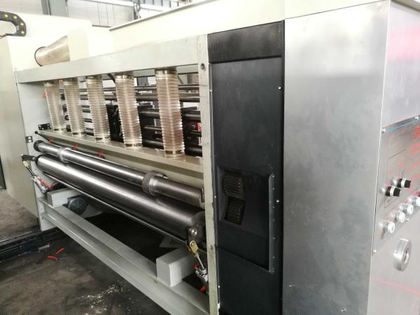 High Speed Flexographic Box Printing Machine 3 Color 1 - 12mm Cardboard Thickness