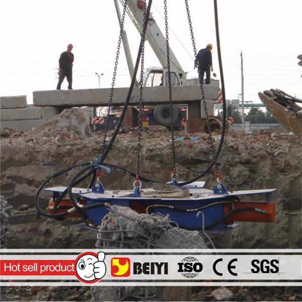BEIYI brand CE approved backhoe Professional hydraulic concrete square pile breaker on sales