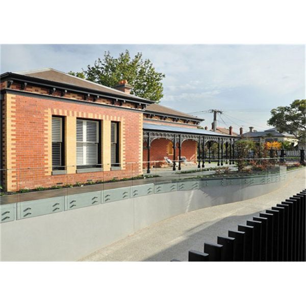 Residential Frameless Glass Railing , Frameless Glass Balcony Balustrade Systems