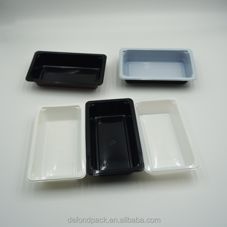 Factory Supply High Temperature Resistance Plastic Trays Food Grade Plastic Food Tray Blister Packaging for Fish&Vegetable