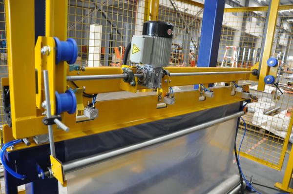 High Speed Rotary Arm Stretch Wrapper For Unmanned Packing Lines 30-35 Pallets / H