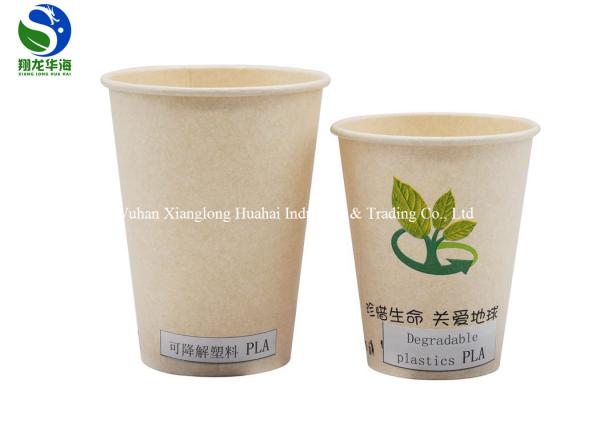 High Grade Biodegradable PLA Coated Paper Cup Reusable 100% Eco Friendly Pressureproof