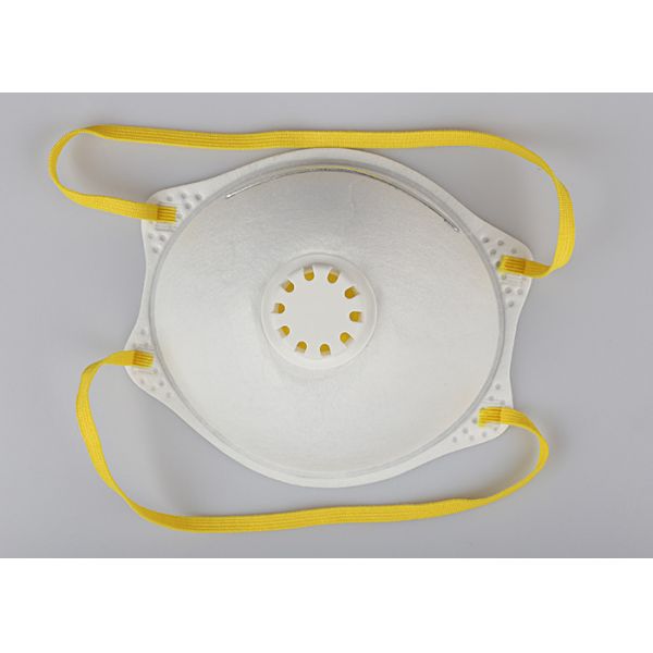 Wholesale white Comfortable Cup-shaped disposable mask with gas outlet valve