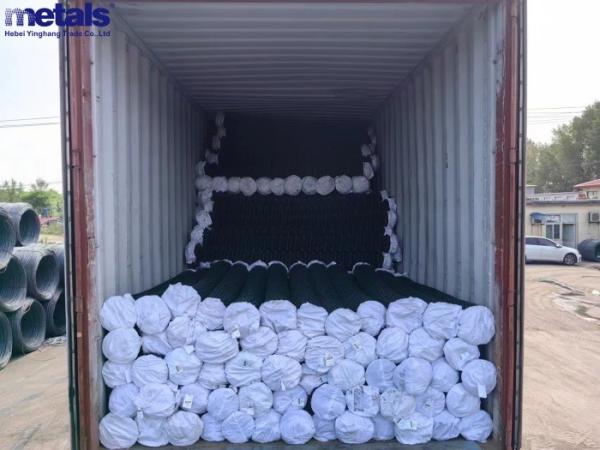 Preço por atacado Rolo de malha de diamante de PVC comercial 6 pés 8 pés de altura Chainlink Cyclone Wire Galvanized Chain Link