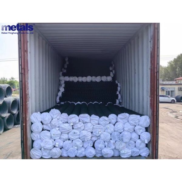 Preço por atacado Rolo de malha de diamante de PVC comercial 6 pés 8 pés de altura Chainlink Cyclone Wire Galvanized Chain Link