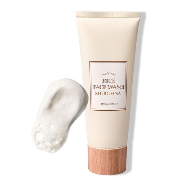 Nettoyant Visage Éclaircissant au Riz pour Soin de la Peau - Blanchissant et Illuminant
