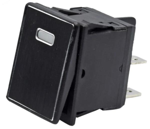 DC 12V 20A Push Button LED Metal Panel Aluminum 4PIN ON OFF Rocker Switch For Car Boat RV