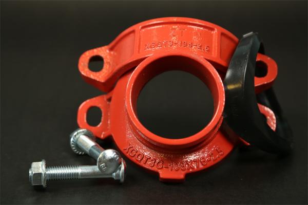 XGQT108x76 Victaulic Mechanical Tee grooved For Fire Fighting Pipeline System